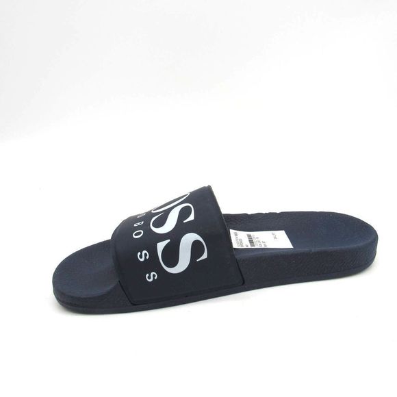 HUGO BOSS Solar Slides Navy Womens Sz 10 - Picture 6 of 7